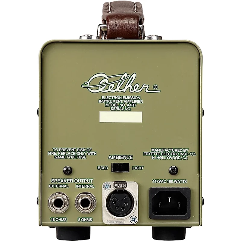 Fryette Aether 25W 1x12 Tube Guitar Combo Amp