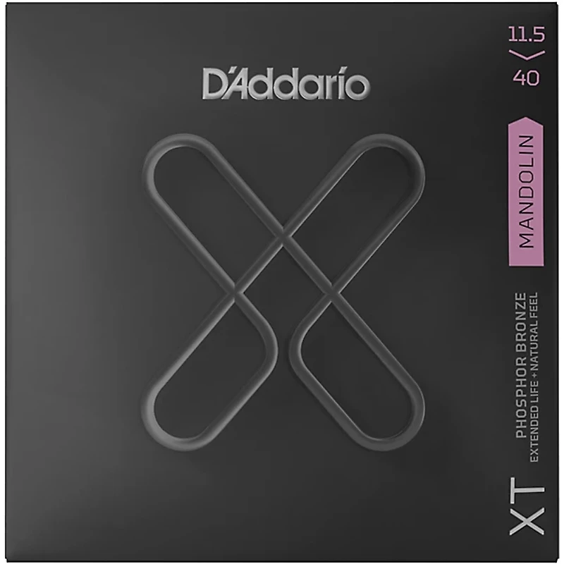 D'Addario XT Phosphor Bronze Mandolin Strings, Custom Medium, 11.5-40