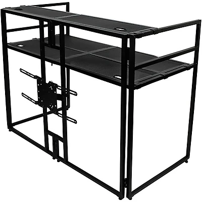 ProX MESA MEDIA DJ Facade Table Workstation