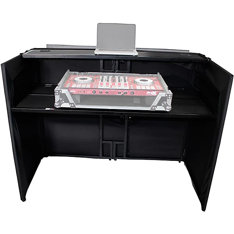 ProX MESA MEDIA DJ Facade Table Workstation