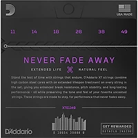 D'Addario XT Nickel-Plated Steel Electric Guitar Coated Strings -