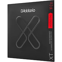 D'Addario XT 80/20 Bronze Acoustic Guitar Strings, Medium, 13-56