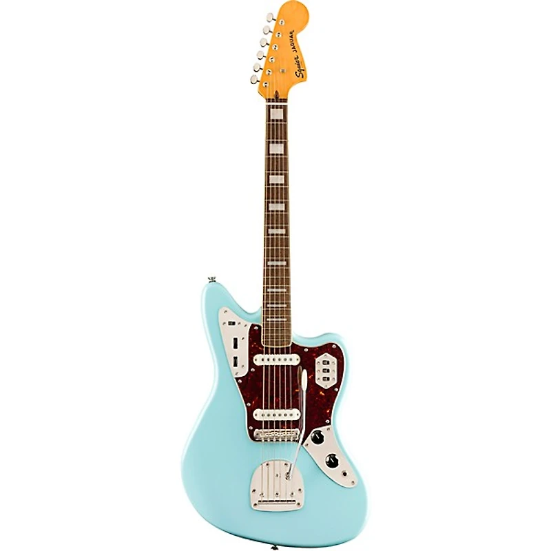 Squier Classic Vibe '70s Jaguar Limited-Edition Electric Guitar - Daphne Blue