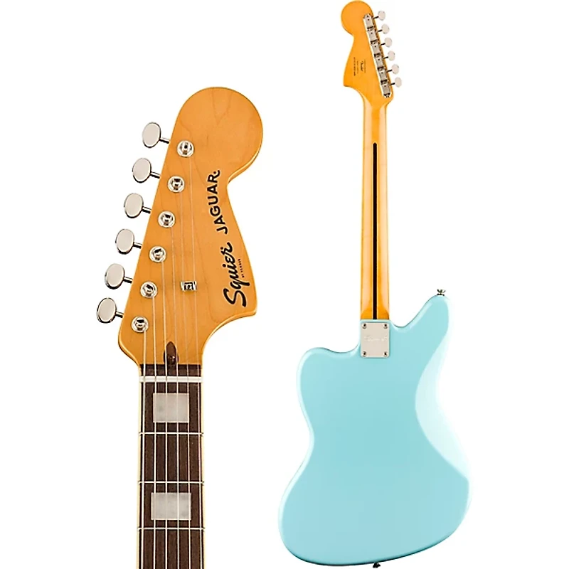 Squier Classic Vibe '70s Jaguar Limited-Edition Electric Guitar - Daphne Blue