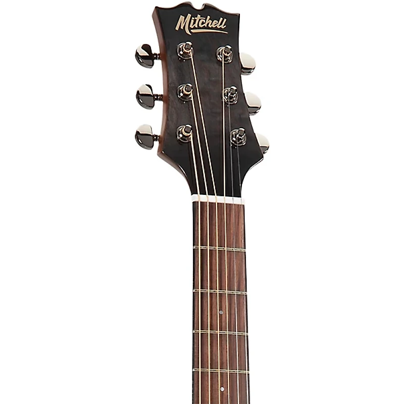 Mitchell MX430QAB Exotic Series Acoustic-Electric Guitar -