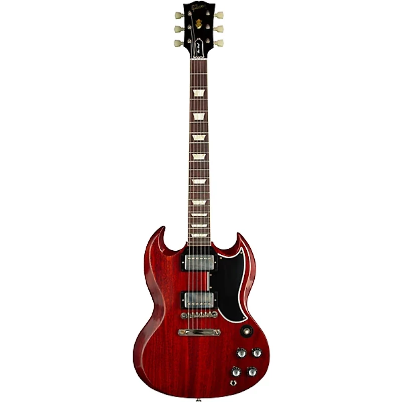 Gibson Custom 1961 Les Paul SG Standard Reissue Stopbar VOS Electric Guitar Cherry Red