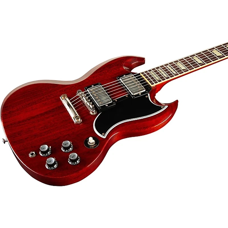 Gibson Custom 1961 Les Paul SG Standard Reissue Stopbar VOS Electric Guitar Cherry Red