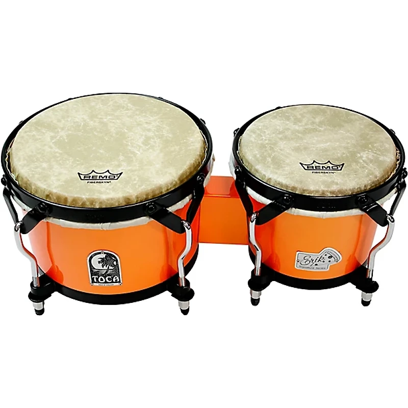Toca Erik Piza Signature Series Bongos 7 and 9 in. Orange