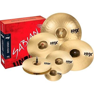 SABIAN HHX Super Cymbal Set, Brilliant