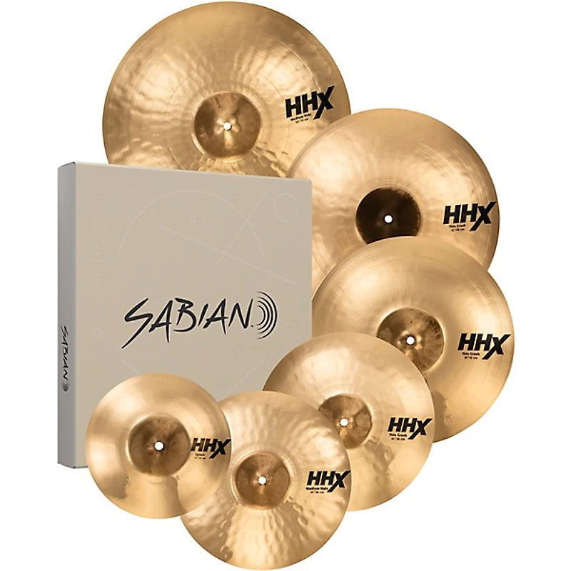 SABIAN HHX Super Cymbal Set, Brilliant