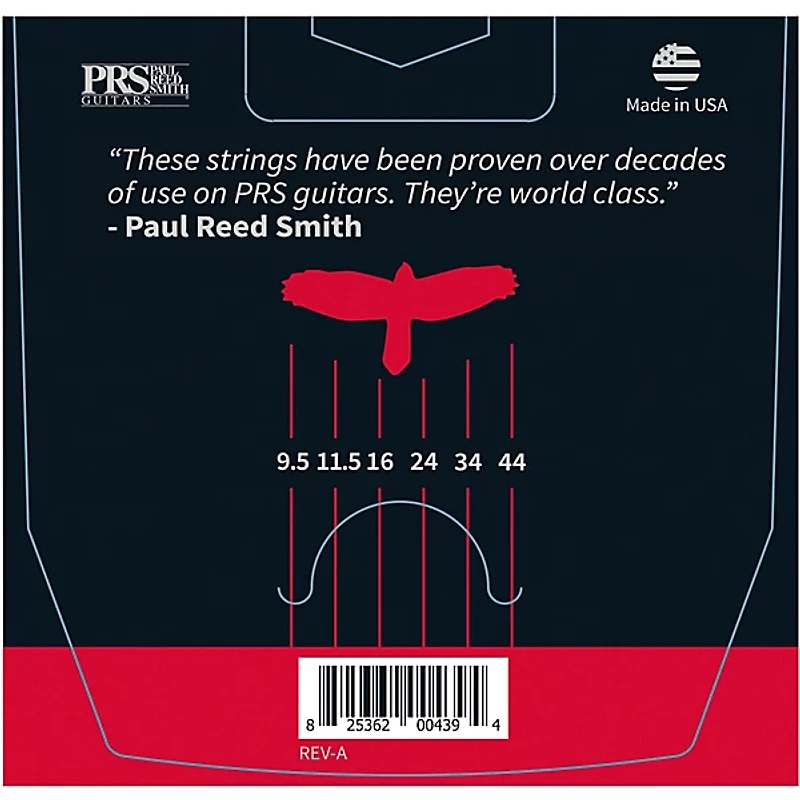 PRS Classic Electric Guitar Strings, Custom Light (.095-.044)