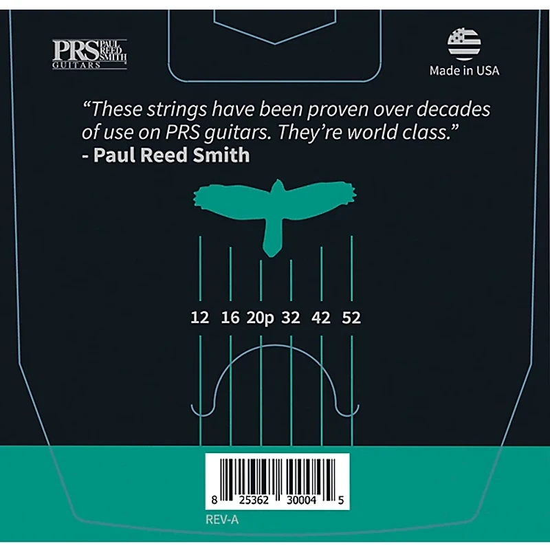 PRS Classic Electric Guitar Strings, Heavy (.012-.052)