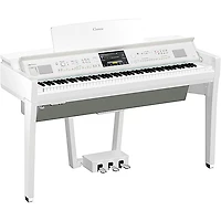 Yamaha Clavinova CVP-809 Console Digital Piano With Bench Polished White