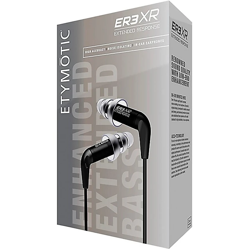 Etymotic Research ER3XR Extended Response Earphones