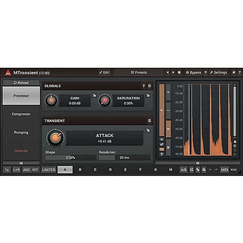 MeldaProduction Mtransient Transient Processor Software Download