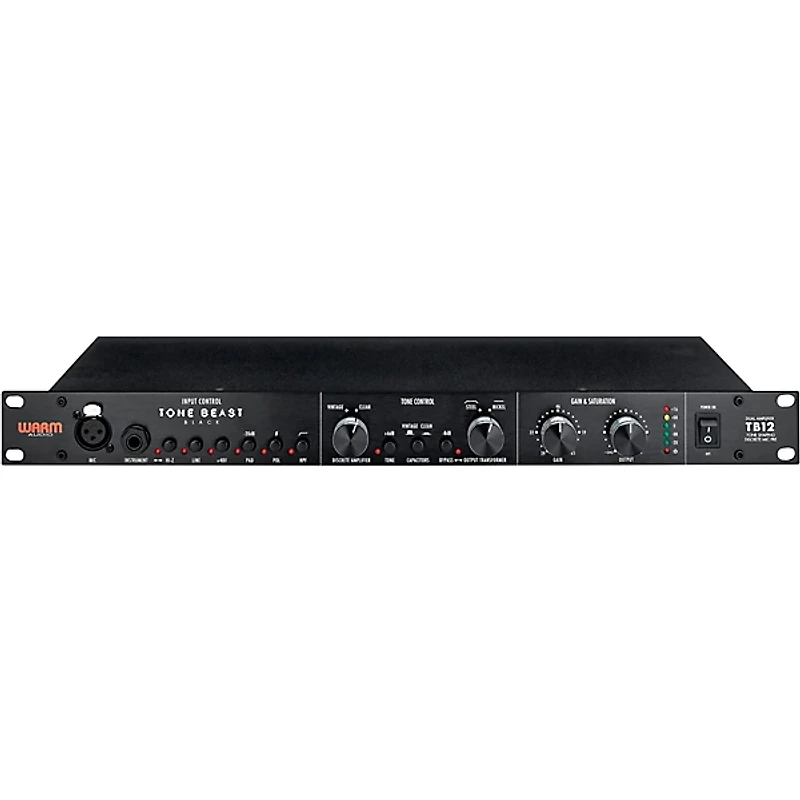 Warm Audio TB12 Black Tonebeast Microphone Preamp