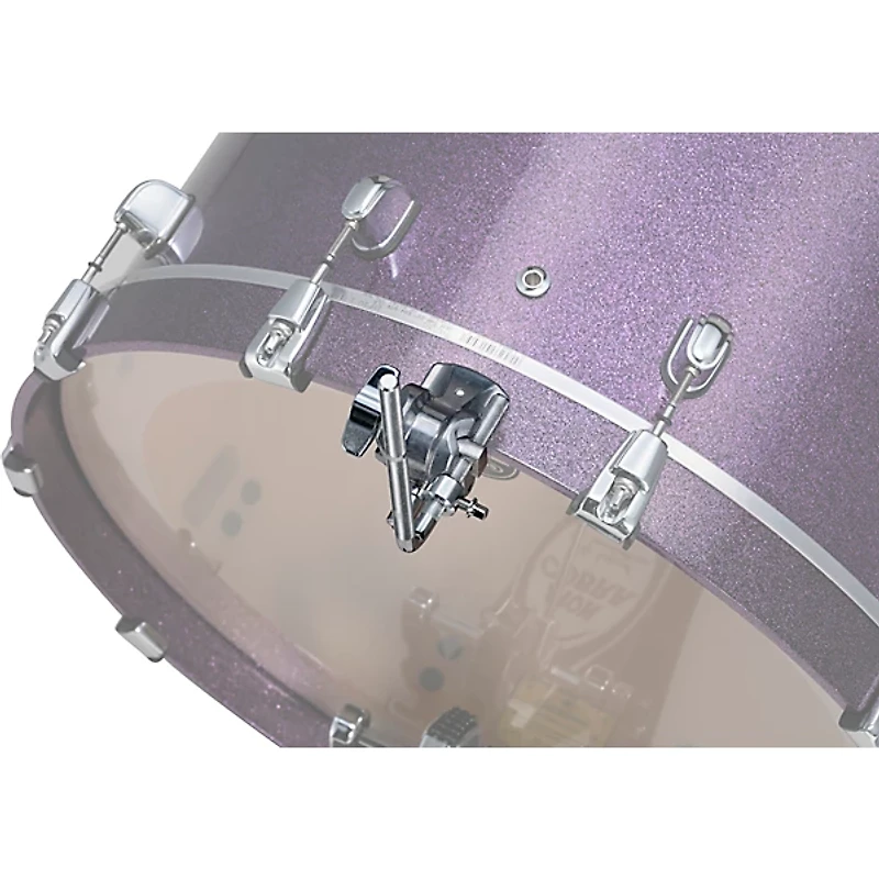 TAMA Cowbell Holder on Bass Drum