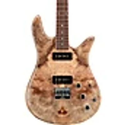 Fodera Monarch P90 2 Electric Guitar Clear Satin Finish