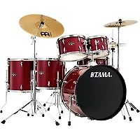 TAMA Imperialstar 6-Piece Complete Drum Set With MEINL HCS Cymbals and 22" Bass Drum