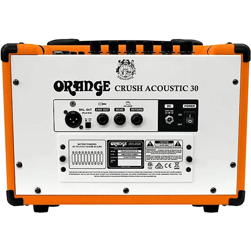 Orange Amplifiers Crush Acoustic 30 30W 1x8" Acoustic Guitar Combo Amp