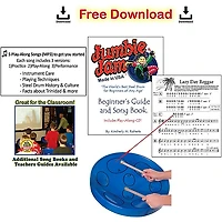 Panyard Jumbie Jam Steel Drum Kit with Metal Z-Floor Stand
