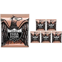 Ernie Ball Paradigm Phosphor Bronze Acoustic Guitar Strings, Light (6-Pack)