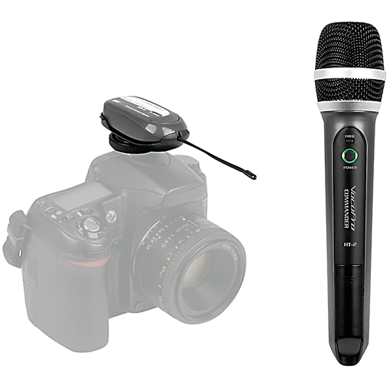 VocoPro Commander-FILM-HANDHELD Wireless Handheld Video Mic System, Frequency Set 4, 902-928mHz