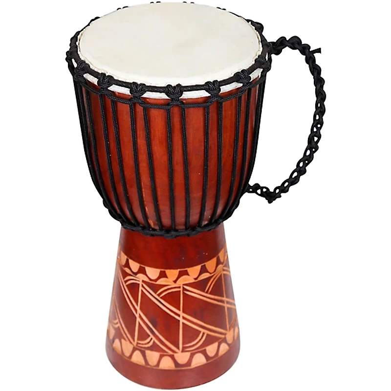X8 Drums Tribal Djembe With Bag, Shakers and Necklace