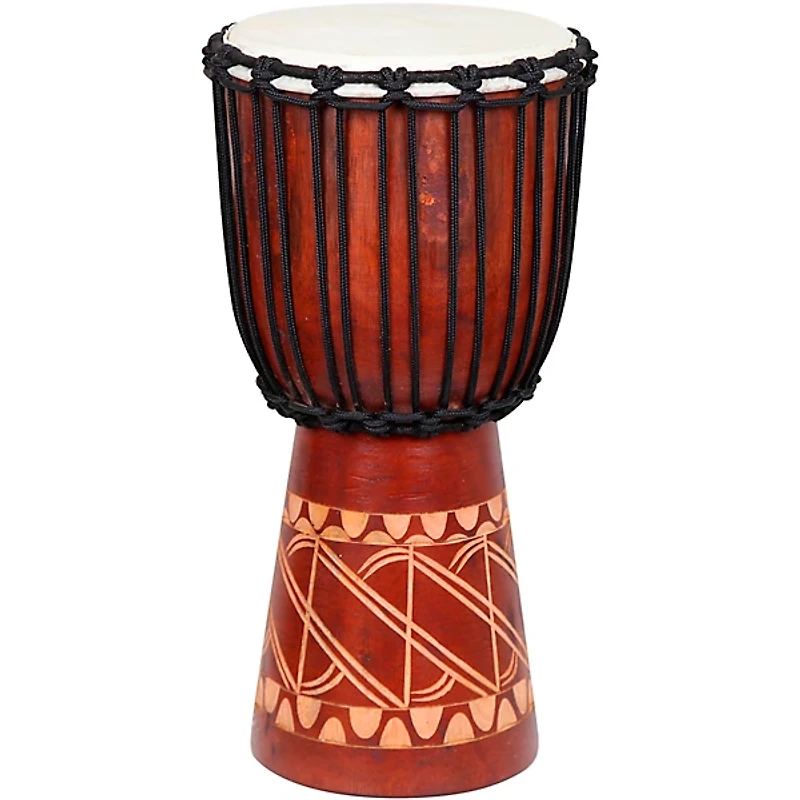X8 Drums Tribal Djembe With Bag, Shakers and Necklace
