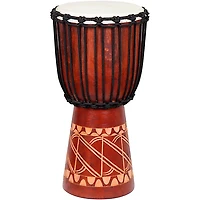X8 Drums Tribal Djembe With Bag, Shakers and Necklace