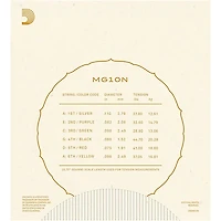 D'Addario Guitarron 6-String Set, Phosphor Bronze, Normal Tension