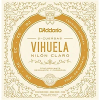 D'Addario Vihuela 5-String Set, Clear Nylon, Normal Tension
