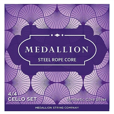 Medallion Strings Ropecore Steel Cello String Set