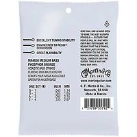 Martin Authentic Acoustic Phosphor Bronze Medium Bass Strings