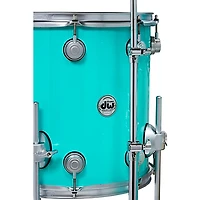DW 4-Piece Collector's Series Santa Monica Shell Pack With Satin Chrome Hardware Sea Foam Green