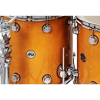 DW 6-Piece Collector's Series Santa Monica Shell Pack With Chrome Hardware Butterscotch