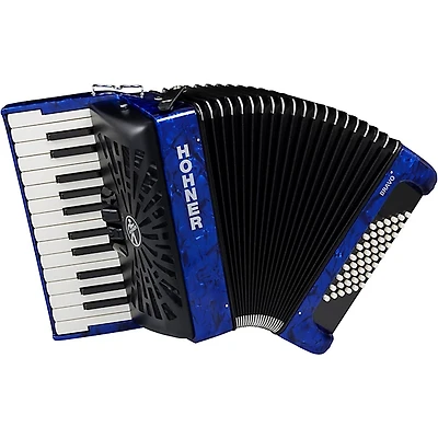 Hohner Bravo II 48 Accordion With Black Bellows -