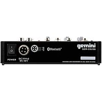 Gemini GEM-05USB 5 Channel USB mixer with Bluetooth