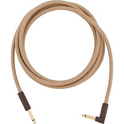 Fender Festival Pure Hemp Straight to Angle Instrument Cable