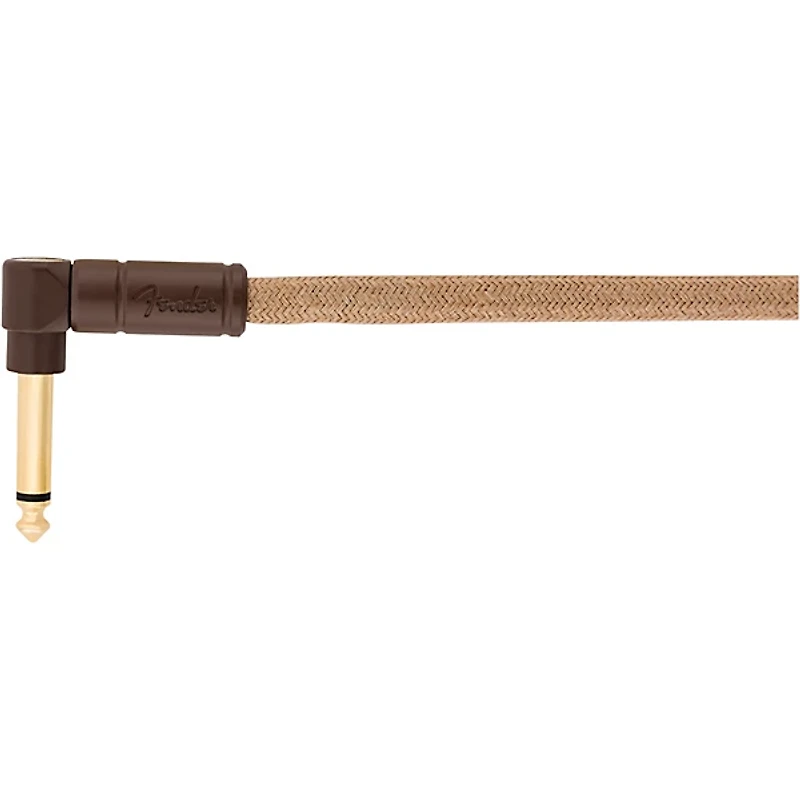 Fender Festival Pure Hemp Straight to Angle Instrument Cable