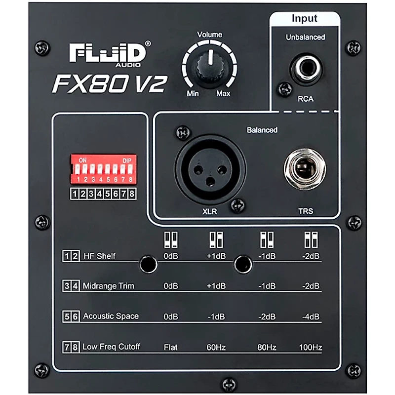 Fluid Audio FX80 v2 8" Powered Studio Monitor (Each)