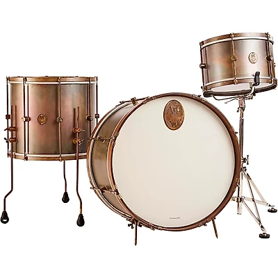 A&F Drum  Co Royal Brass 3-Piece Shell Pack
