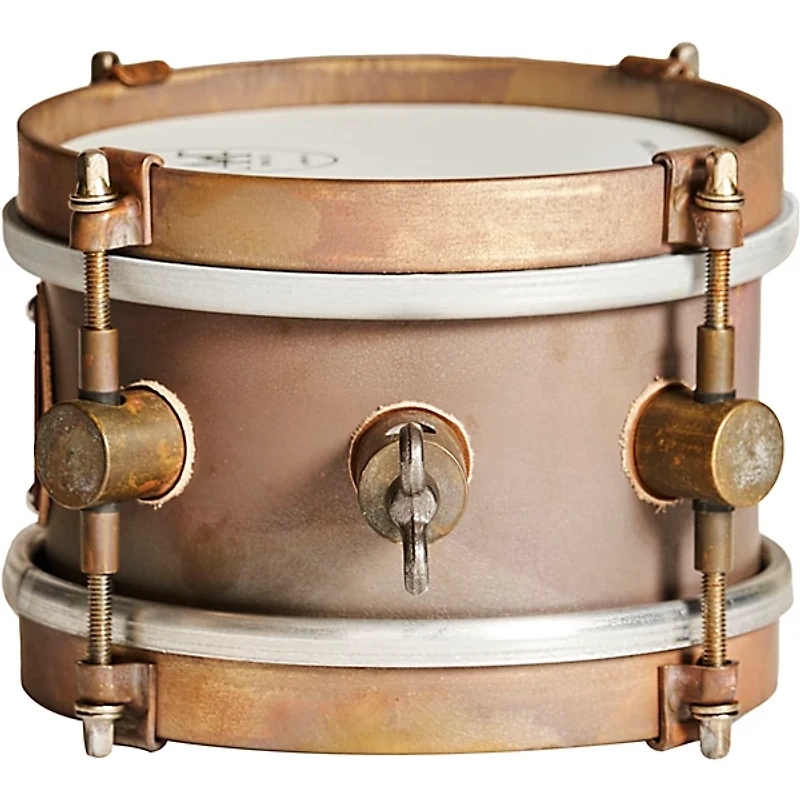 A&F Drum  Co Raw Brass Snare Drum 6 x 4 in.