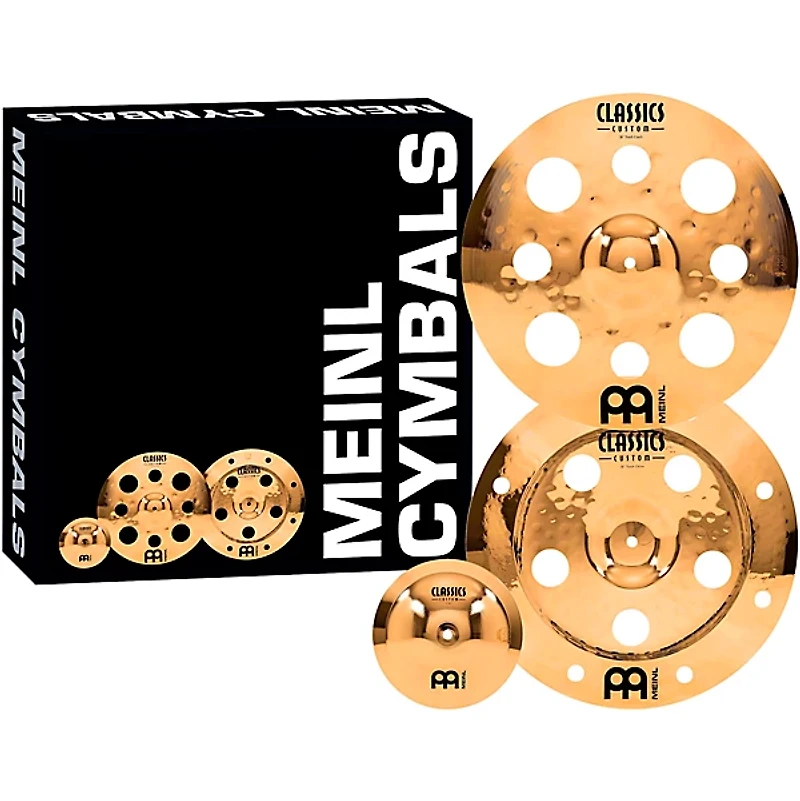 MEINL Classics Custom Brilliant Effects Cymbal Pack with Free 8" Bell