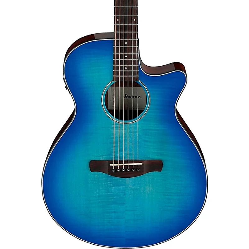Ibanez AEG70 Flamed Maple Top Grand Concert Acoustic-Electric Guitar -