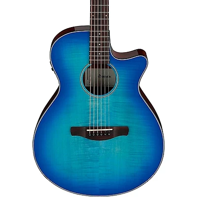 Ibanez AEG70 Flamed Maple Top Grand Concert Acoustic-Electric Guitar -
