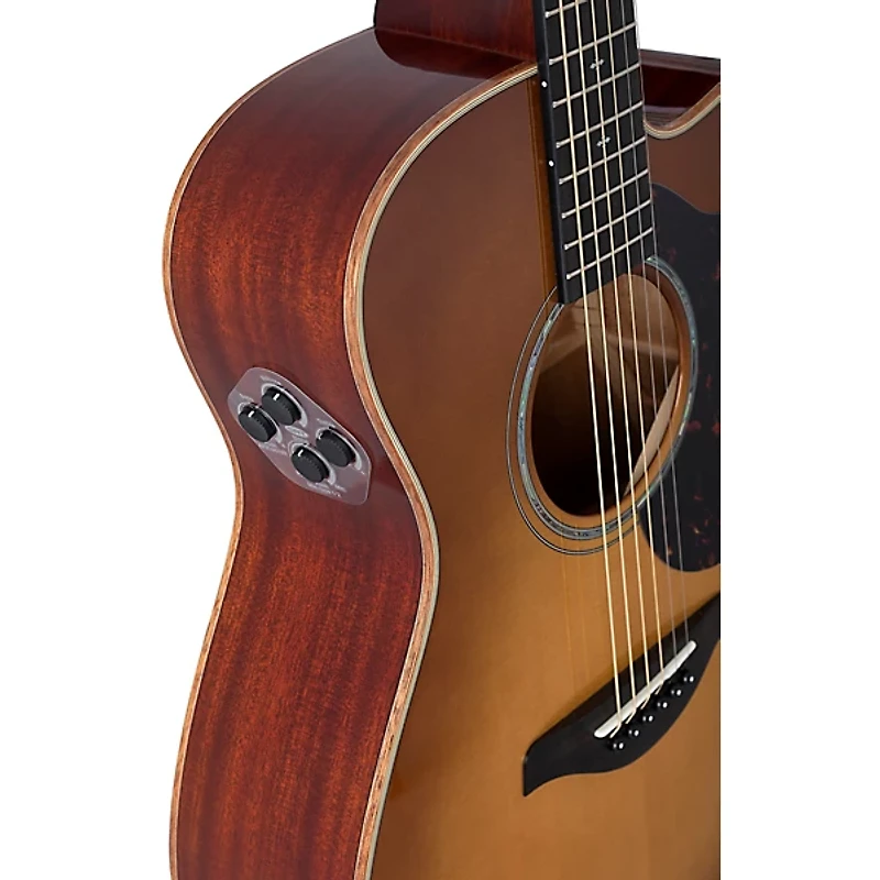 Yamaha AC3M DLX A Series Concert Acoustic-Electric Guitar - Sand Burst