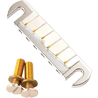 PRS Machined PRS Stoptail, Unplated Polished Aluminum Satin Aluminum