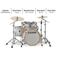 SONOR AQ2 Studio Maple 5-Piece Shell Pack White Marine Pearl