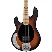 Sterling by Music Man StingRay RAY4LH Maple Fingerboard Left-Handed Electric Bass Guitar - Vintage Sunburst